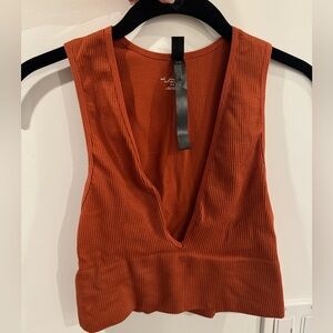 Urban Outfitters contour v-neck crop top